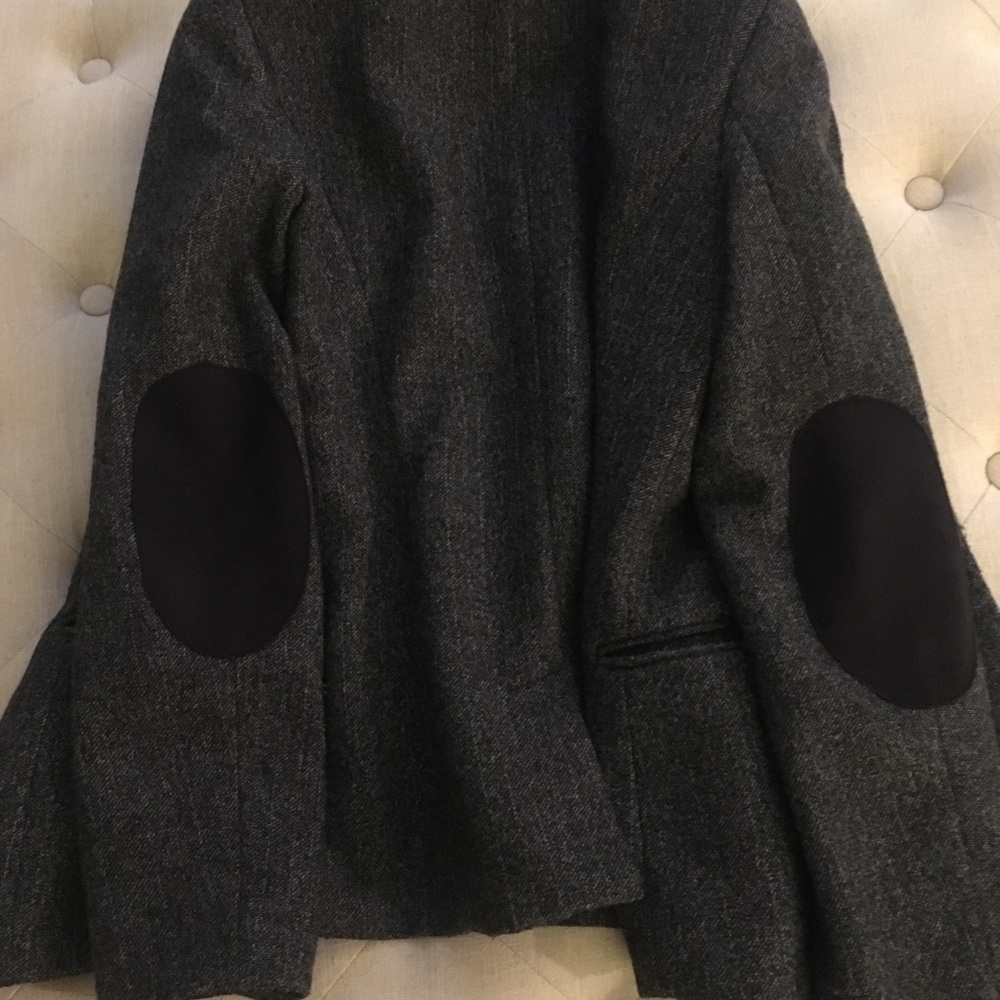 Blazer with elbow patches